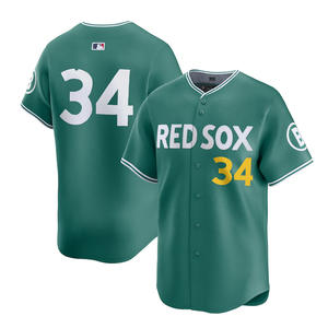Camiseta de Béisbol de los Red Sox con los Números 11, 16 y 34 de Devers, <span class=keywords><strong>Duran</strong></span> y Ortiz, en Stock, Bordada y con Relieve, Camisetas Deportivas - Product Image 4