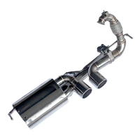 Knalpot Catback untuk Smart W453 1.0/0.9t 2015-2021 Paduan Titanium Dilas TIG Ketebalan 1.5mm Garansi 2 Tahun Pipa Knalpot