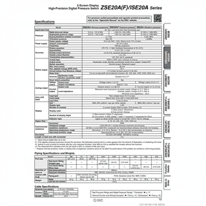 สวิตช์ความดันแบบดิจิตอลสำหรับ ZSE20AF-S-01-D SMC pneumatics - Product Image 1
