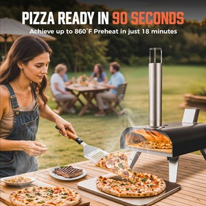 <span class=keywords><strong>Four</strong></span> <span class=keywords><strong>à</strong></span> pizza au gaz portable d'<span class=keywords><strong>extérieur</strong></span> pour restaurant, <span class=keywords><strong>barbecue</strong></span>, pique-nique <span class=keywords><strong>et</strong></span> boulangerie, avec thermostat réglable <span class=keywords><strong>et</strong></span> fonction vapeur - Product Image 3