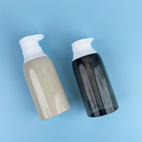 Bouteilles en plastique pour soins personnels PE 300 400 500 600 ml haut de gamme avec pompe pour shampoing et gel douche, sérigraphie, commerce transfrontalier
