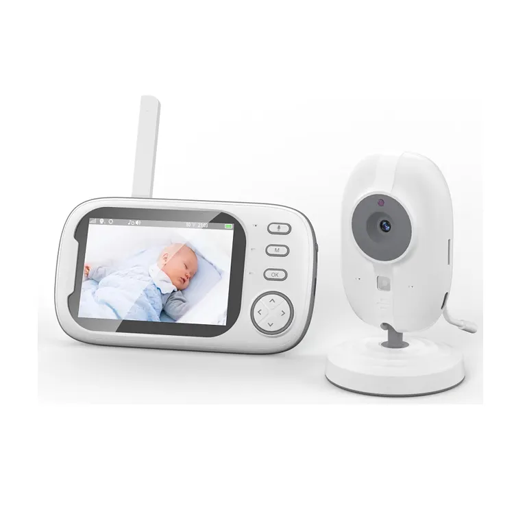 3.2 inch TFT LCD Monitor Smart Home System Sound Detection Night Vision Baby Monitor Camera Digital Lower Power Baby Monitor