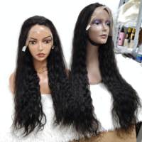 Promoción Letsfly: Pelucas de Cabello Humano Virgen 100% Natural, 13x4 con Frente de Encaje, 11A, 26-32 Pulgadas, Color 1B, 320 Gramos, Precio de Mayoreo: $185