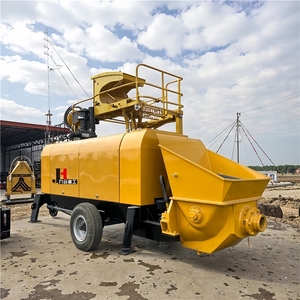 Pompe à béton mobile diesel JIUHE de différentes capacités (40, 50, 60, 80, 100, 120) - Prix de la pompe à béton sur remorque - Product Image 5