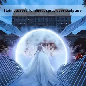 Porte de brouillard d'eau extérieure Système de pulvérisation de fumée Porte de brouillard d'eau interactive extérieure pour porte de brouillard de parc scénique - Product Image 2