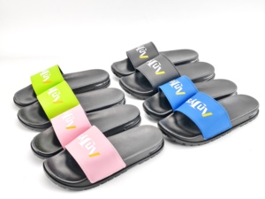 Pantuflas de Alta Calidad, Ligeras, Transpirables, con Diseño Impreso, Amortiguación de Aire, Logotipo 3D en Relieve de PVC, Cómodas y Personalizadas - Product Image 1