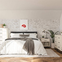 Commode à 5 tiroirs avec poignées mdf EASY GLIDING blanc Chaque tiroir de commode soigneusement conçu Caractéristiques