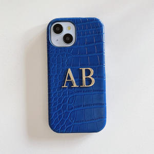 PU de gama alta para funda de teléfono de lujo con patrón de cocodrilo para Apple 16/17 ProMax, funda protectora con borde cubierto de aceite - Product Image 5