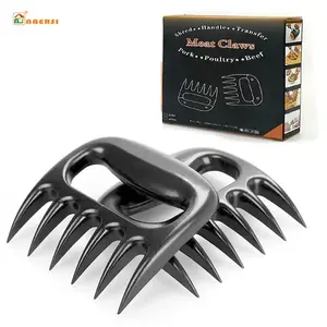 Vlees Klauwen Voor Getrokken Varkensvlees Roken Vlees Shredder Beer Caws Grill Accessoires Geschenken Voor Mannen (2 Stuks)