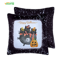 Taie d'oreiller par sublimation 50x50cm Doux 100% Polyester Court Peluche Tie-dye Imprimé Taie d'oreiller en Vente en Gros