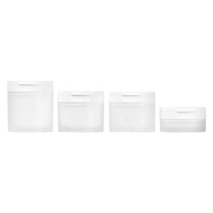 120ml <span class=keywords><strong>150ml</strong></span> chăm sóc da <span class=keywords><strong>container</strong></span> Frosted nhựa mỹ phẩm Jar với thìa thìa và Tweezer 50ml 100ml lật chăm sóc da hàng đầu Jar - Product Image 4