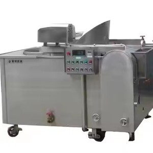 Friggitrice Commerciale in Acciaio Inox, Friggitrice a Gas Profonda per Patatine e Alimenti - Product Image 1