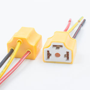 Connecteur de douille H4 en céramique pour ampoules LED H4 Hi/Lo, phares et feux de brouillard, support de lampe 9003 HB2, prise à <span class=keywords><strong>3</strong></span> broches - Product Image 2