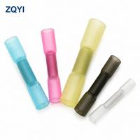 Conectores de Empalme a Tope para Cables Eléctricos Automotrices, Termocontraíbles, Impermeables, Aislados, de 5 Colores, 22-10AWG, Suministro de Fábrica