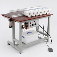 Machine de scellage numérique pneumatique à refroidissement par eau à double température pour le traitement du papier, des rouleaux de papier toilette et des sacs en papier