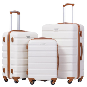 Valise personnalisée de marque, ensemble de bagages de voyage à roulettes pivotantes à <span class=keywords><strong>360</strong></span> degrés, 20/24/28 pouces, avec poignée télescopique en fer pour les longs séjours - Product Image 5