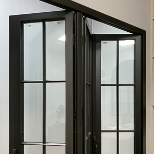 <span class=keywords><strong>Porte</strong></span> accordéon moderne pour entrée commerciale, grande <span class=keywords><strong>porte</strong></span> insonorisée, mur pliant en aluminium, <span class=keywords><strong>porte</strong></span> patio en verre, méthode d'ouverture pliable - Product Image 4