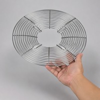 Grille de protection de ventilateur en acier inoxydable, pièces de rechange pour ventilateur d'extraction, couvercle de ventilateur de poulailler personnalisé en gros