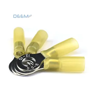 DEEM Heat Shrink Insulated Electrical Ring Terminals for electrical application heat shrink terminal