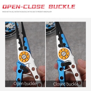 Kìm câu cá, dụng cụ câu cá, kìm cắt dây, dụng cụ thắt nút, kìm câu cá bằng nhôm, kéo nước mặn, dụng cụ tháo móc câu có khóa - Product Image 3