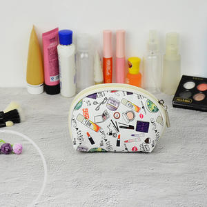 Sacs à cosmétiques en cuir PU Premium, sacoches de maquillage avec impression numérique par Sublimation, grande capacité, Logo personnalisé, collection <span class=keywords><strong>2022</strong></span> - Product Image 4