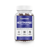 Gomitas de Nicotinamida Ausreson OEM, Mononucleótido de Ribósido, Complemento para la Belleza de la Piel, Energía Celular, Gomitas de Nicotinamida