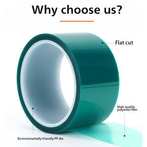 เทปซิลิโคนฉนวนกันความร้อน PET เทปทนความร้อนสูงสีเขียว เทปโพลีเอสเตอร์ยึดติ<span class=keywords><strong>ด</strong></span>แน่น - Product Image 3