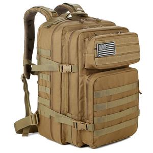 Custom Logo Tactical Backpack for Hiking Travel Adventures With Spacious Storage Mountaineering <b>Bag</b> - Product Image 1