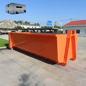 <span class=keywords><strong>Heavy</strong></span>-Duty xây dựng và phá hủy chất thải container Mới chất thải rắn roll off dumpster với móc nâng bin cho phế liệu kim loại - Product Image 3