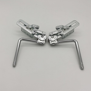 Double Ear Headrest Hinge Stainless Steel 90-180 Degree Adjustable Surface Mount Furniture Hardware Accessory - Product Image 2