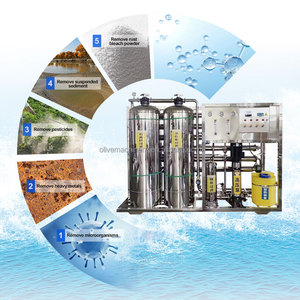Nouvelle machine de purification d'eau industrielle de 500 <span class=keywords><strong>litres</strong></span> par heure, système de filtration d'eau par osmose inverse 500LPH - Product Image 2