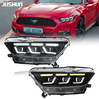 JUSHUN 2015-2017 pour Ford Mustang Phares Auto Style Inédit ZG LED Projecteur Laser 12V État Neuf