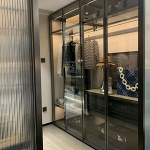 Armario de Dormitorio Moderno Personalizable, Ecológico, Ahorra Espacio, Gran Capacidad, Gabinetes de Almacenamiento Modulares para Ropa - Product Image 1