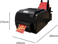 Imprimante à ruban 200 dpi 150 mm/s, prend en charge plus de 50 langues, machine d'impression d'étiquettes décoratives DIY, connectivité USB