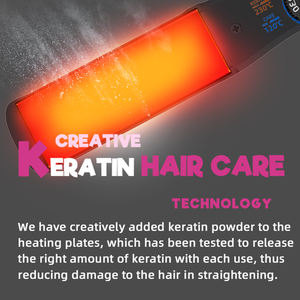 Five Plus logotipo personalizado Ion negativo eléctrico caliente peine Flatirons secador de pelo <span class=keywords><strong>plancha</strong></span> rizadora conjunto - Product Image 4