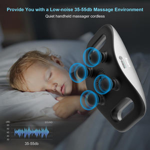 Healthpal Perkussions-Massagegerät Handgehalten Tiefengewebe-Vibration Bürstenloser Motor 7500mAh Akku 1000-2200 U/min Mini-Massagepistole für den Ganzen Körper - Product Image 5