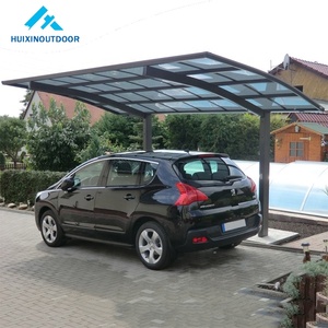 Mưa đá bằng chứng đổ rửa xe Container vận chuyển kim loại nhà để xe, tán & carports mái lều trên vỏ cứng nhôm 10 năm 2mm - Product Image 4