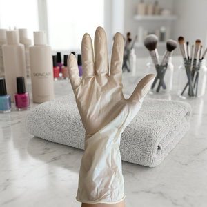 Gants de travail en latex imperméables de haute qualité, lisses, 10 mil, noirs, pour la protection des mains et des bras, service OEM - Product Image 2