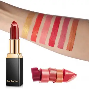 Geschenk OEM ODM Handaiyan glänzender Lippenstift thermochrom individuelles Make-up Kosmetik Großhandel Glanz lang haltbar