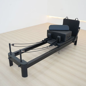 Sistema de Entrenamiento Profesional de Grado Comercial, Reformer de Aluminio Totalmente Negro, de Alta Estabilidad, en Oferta - Product Image 1