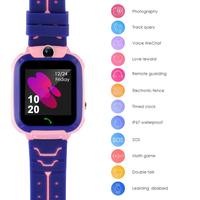 Reloj Inteligente para Niños Q12 con Rastreador GPS y Tarjeta SIM, Impermeable IP67, Función SOS, Cámara y Brújula, para Q19 A1 DZ09
