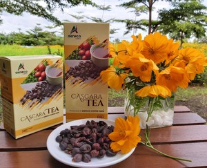 100% Arabica Coffee Husk Arabica Coffee Tea Box 50g 12 meses de vida útil OEM/ODM Polvo de té instantáneo Embalaje ecológico - Product Image 5