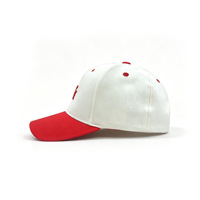 Gorra Snapback de 5 Paneles Bicolor con Logotipo Personalizado al por Mayor, 100% Algodón Sarga Estructurada, Visera Curva, Bordado 3D para Marcas, Venta a Granel