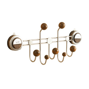Hanging Rack Suction Cup Door Hanger Removable With Handle For Bathroom Kitchen Storage Coat Hooks - Product Image 2