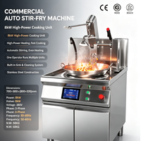 SEMIKRON Machine à Frire Électromagnétique Automatique Intelligente à Tête Unique, Commerciale, à Huit Griffes en Acier Inoxydable