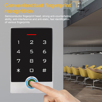 Clavier de contrôle d'accès WiFi Smart Life APP, lecteur de carte RFID, écran tactile, contrôleur d'accès, système de serrure de porte électrique