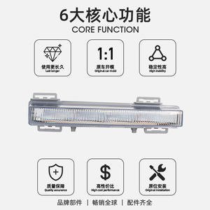 Luz Antiniebla Delantera para Mercedes-Benz GLE W166 2049065401, Izquierda y Derecha, Repuesto de Luz de Conducción Halógena - Product Image 3