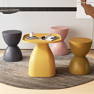 Tabouret en papier minimaliste nordique Prince, petit, pour la maison, entrée des enfants, <span class=keywords><strong>table</strong></span> basse pour changer les chaussures, forme de sablier - Product Image 1