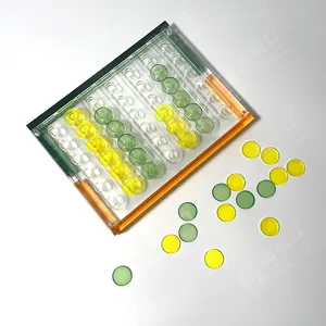 Personalizado al por mayor Lucite gigante conectar cuatro en una fila juego de ajedrez juego de backgammon