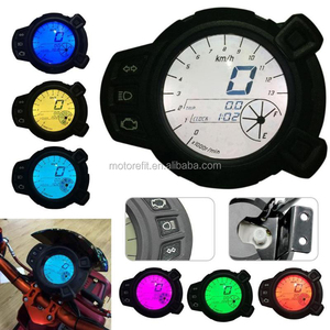<span class=keywords><strong>7</strong></span> màu xe máy kỹ thuật số ánh sáng LCD Đo công tơ mét cụ LCD Đo Dặm tachometer phù hợp cho Yamaha bws125 - Product Image 2